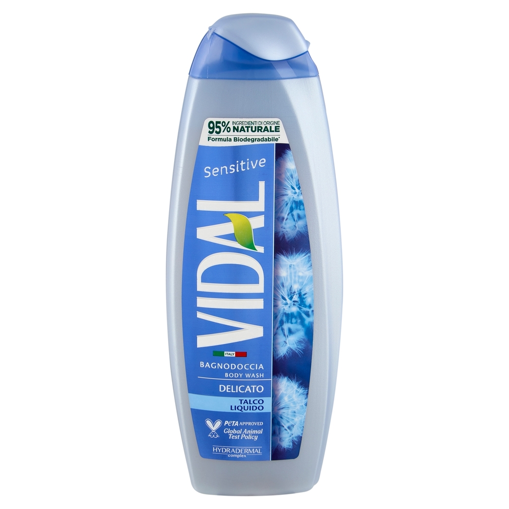 Vidal Sensitive Bagnodoccia Delicato Talco Liquido 500 ml